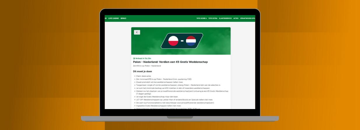 Polen - Nederland bookmaker promoties 