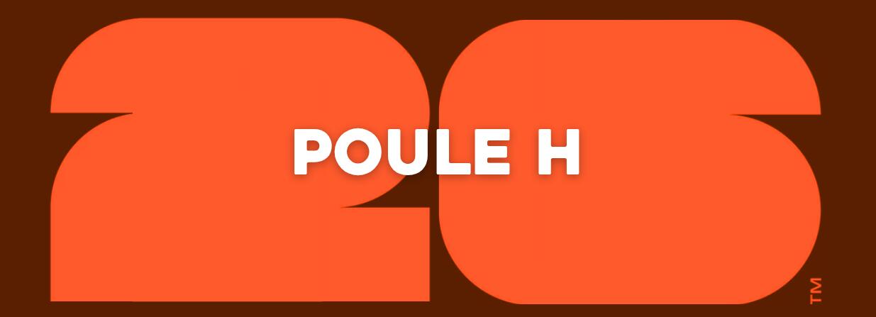 Poule H - WK 2026