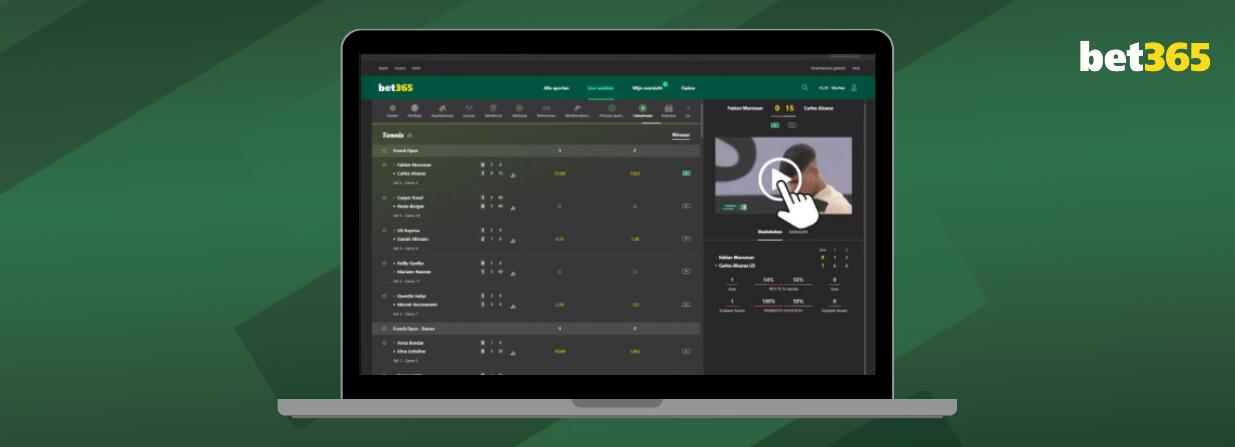 Bet365 Livestreaming | Welke sporten en competities kun je live kijken?