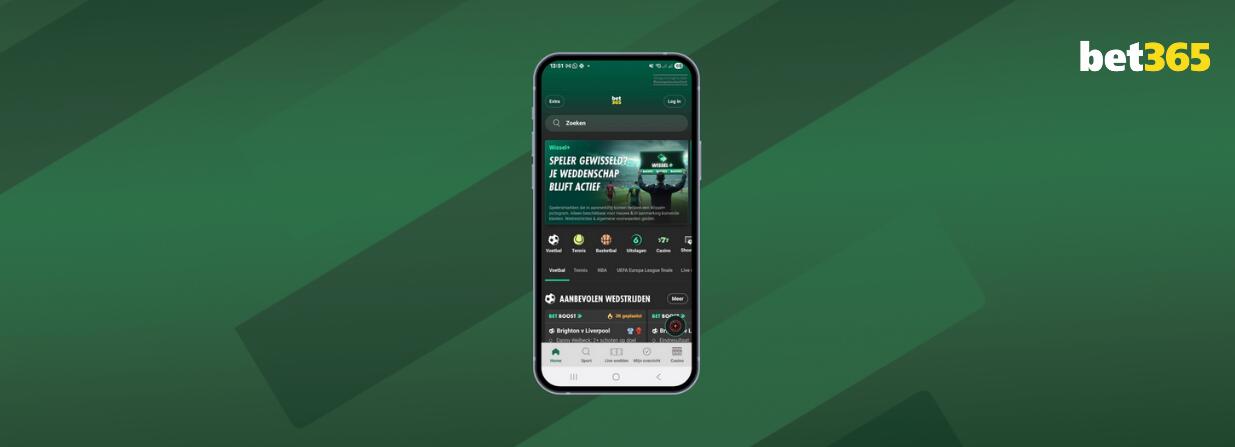 Bet365 mobiele app functionaliteiten