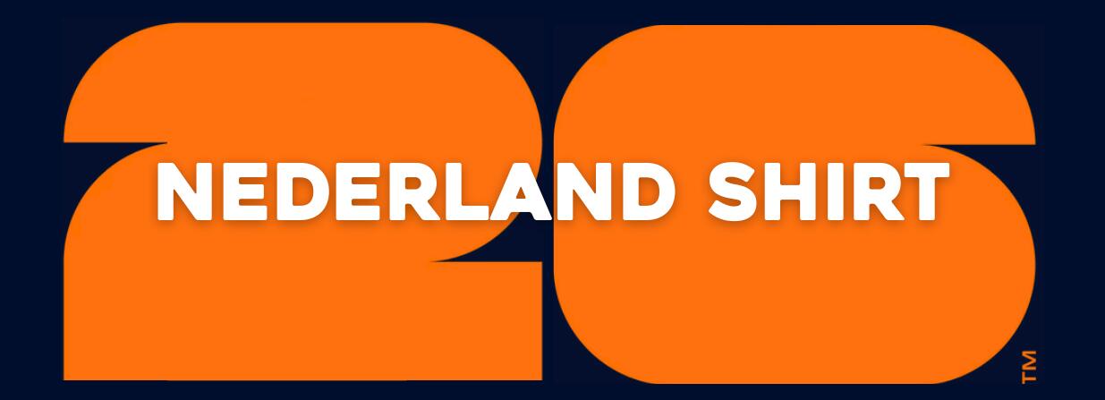Nederlands elftal shirt tijdens het WK 2026